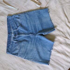 Vintage Levi's jean shorts W33 orange tab, leather patch